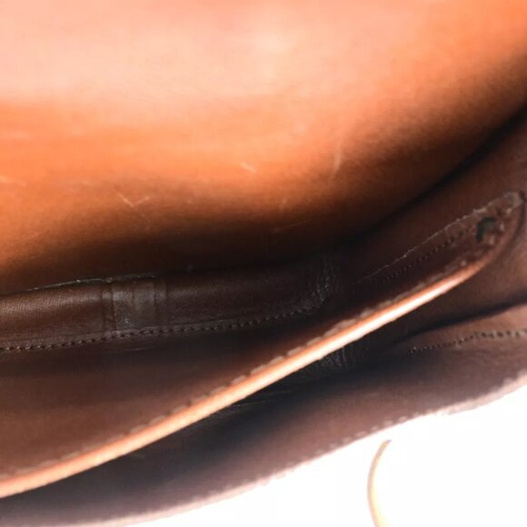 LOUIS VUITTON Cartouchiere MM Shoulder Bag Monogram Leather Brown M51253 32YF045 - Picture 9 of 16